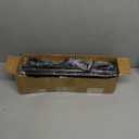 Extra Long Curtain Rod for Windows 30 to 240 inch, Heavy Duty Curtain Rods with Modern End Caps, 1 inch Black Drapery Rods Set for Outdoor Patio, Adjustable Curtain Rod for Room, Black