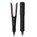 Hair Straightener - 2 in 1 Wet to Dry Hair Dryer and Straightener with High-Speed Airflow + Rapid Heat-Up + Customizable Temperature + LCD Display & Auto Shut-Off + No Heat Damage for All Hair Types (Black)