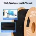 Matte PLA Filament 1.75mm, 3D Printer Filament Dimensional Accuracy +/- 0.02mm, No Clogging, Higher Toughness, Cardboard Spool 3D Filament, 1kg Navy Blue