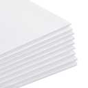 Patelai 6 Pcs 24 x 48 Inches Corrugated Plastic Sheet Corrugated Poster Board 4mm Thick Waterproof Blank Board Sheets Plastic Yard Sign for Garage and Estate Sale, Indoor and Outdoor Use(White)