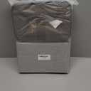 DECOMOMO Small Storage Basket, Closet Storage Bins, Baskets for Organizing Shelves (Grey & Black, Small - 6 Pack)