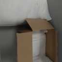 Amazon Basics Down Alternative Bed Pillows for Back and Side Sleepers, Medium Density, King Size, 36" x 20", White, 2-Pack