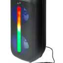 iLive "Jam Time" Wireless Speaker System with LED Lights and Mic (ISB293B)