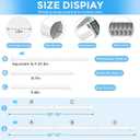 Shower Curtain Rod 28 to 48 inches 2PCS,Spring Tension Curtain Rod White Expandable Rods Adjustable Rods for Window, Wardrobe, Doorway, Kitchen