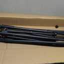No-assembly Clothes Rack，Double Rod 59-Inch Rolling clothing rack