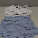 B2prity Women Mesh One Piece Swimdress Swimsuit Tummy Control V Neck Cutout Bathing Suit Wrap Drawstring Sarong Swimwear L