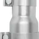 Stainless Steel 2.5 to 3 inch Exhaust Adapter with Clamp, 2.5" ID to 3" ID Exhaust Reducer Connector Pipe with Clamp
