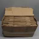 Qutuus 10x5x13 Kraft Paper Bags 100 Pcs Kraft Shopping Bags, Paper Gift Bags for Retail, Merchandise, Recycled Bulk Paper Sacks, Brown Paper Bags with Handles Bulk