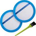 440010894 Vacuum Filter, Round Washable Rinsable Filter Compatible with Hoover React Whole Home & Hoover Fusion Cordless Vacuums UH74100 UH74200 UH74205 UH74210