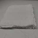 TENGTENGLINK Bath Mats for Bathroom,Thick Soft Chenille Floor Mats,Non Slip Shower Mats Ultra Water Absorbent Doormat (Pure White, 16" x 24")