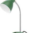 LEPOWER Metal Desk Lamp, Adjustable Goose Neck Table Lamp, Eye-Caring Study Desk Lamps for Bedroom, Study Room and Office (Green)