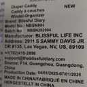 SWEET DOLPHIN Quilted Diaper Caddy Organizer – Premium Puffer Style Nursery Storage Bins – Water-Resistant & Wipeable Changing Table Organizer – Trendy Tote for Home & Car Travel - Mocha Brown