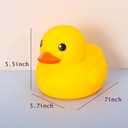 No Hole Huge Yellow Rubber Ducks Waterproof Bath Duck Toys for Toddlers Boys Girls,Mold Free Large Ducks Baby Shower Duck Decorations Party Favors (Large 7.1''-1pcs)