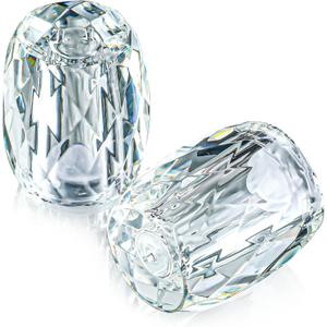 1.8" Refillable Crystal Seasoning Bottle Salt and Pepper Shakers Kitchen Decor (Set of 2) Salt Shaker Set