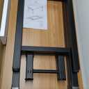 Need Folding Desk Small Desk 31 1/2" No Assembly Foldable Computer Desk for Small Space/Home Office/Dormitory,Teak&Black Frame