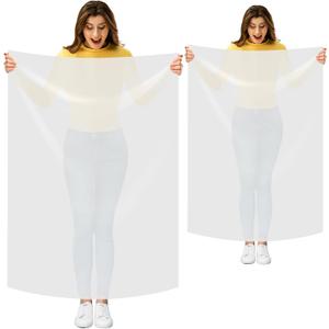 Hushee 2 Pack Extra Large Silicone Mat Place Mats Table Protector Craft Heat Resistant Mat for Kitchen, Painting(White,24 x 36 Inches)