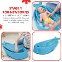 Skip Hop Infant Bath Tub 3-Stage Grow With Baby Smart Sling MOBY Bathtub Blue Age 0+