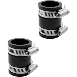 Fernco 1056-100 1-in. Flexible PVC Pipe Coupling for Plastic and Copper Plumbing Connections, 2-Pack Fernco 1056-100 1-in. Flexible PVC Pipe Coupling for Plastic and Copper Plumbing Connections, 2-Pack