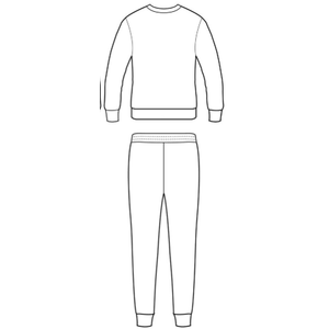 Sweatshirt And Pants Combination Size Medium