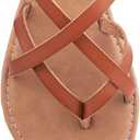 Women's Gladiator Flat Sandals Fisherman Strappy Sandals Ankle Strap Sandals, Size 9