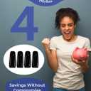 Automatic Air Freshener Spray Dispenser (4-Pack) Wall Mounted or Free Standing, Commercial and Home Use, Multiple Time Scent/Mist Release Settings for Room/Bathroom Sprayer (Black)