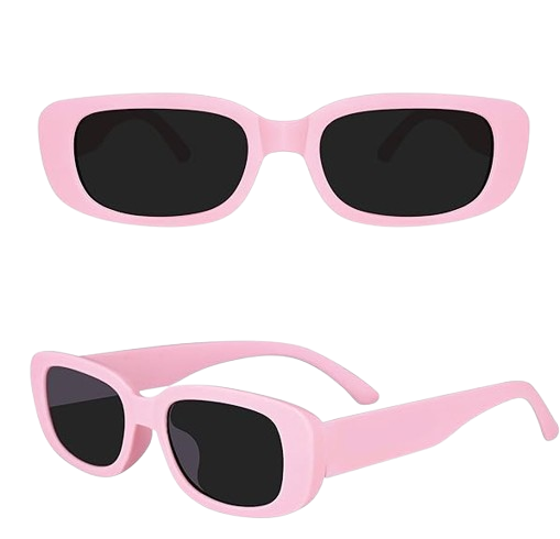 LotsBuyLots 4 Pack Retro Rectangle Sunglasses Women Vintage Square Glasses for Bachelorette Party Favors Bridesmaid Gifts