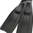 Everlasting Family Fins for Snorkeling & Diving | CLIO made in Italy by Cressi: quality since 1946, Black, 39/40