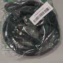 GEIT 4/5/6FT Leather Dog Leash, Heavy Duty Dog Training Leashes, Genuine Leather Braided Leash with Quick Release/Locking Tactical Frog Clip for Medium and Large Dogs (Black)