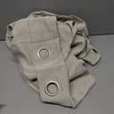 Sun Zero Easton Energy Saving Blackout Grommet Curtain Panel, 40" x 95", Pearl 1 PRS