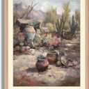 Art Shoppe Framed Print Wall Art, Vintage Wall Decor for Living Room, Bedroom, Office, High-Resolution Image on Premium Art Paper, 3/4" Frame with Plexiglass Front, Ready to Hang, 17"x21"