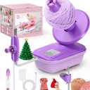 Electric Yarn Winder for Crocheting High Speed, Upgrade Three Gears Adjustable 4-10oz Large Capacity Automatic Yarn Ball Winder, Yarn Spinner