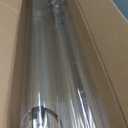 4 Pieces 4" x 36" Clear Rigid Pipes, Plastic Round Tubes with Strap Clamps for Home, Garden, Woodworking, DIY Dust Collection System