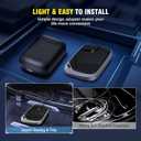 EZHAUS Wireless CarPlay Adapter, 2025 Upgraded Plug & Play Convert Wired to Wireless for iPhone, Low Latency Car Play Adapter Wired CarPlay to Wireless, Mini Car Play Dongle for iOS 10+(Black Gray)