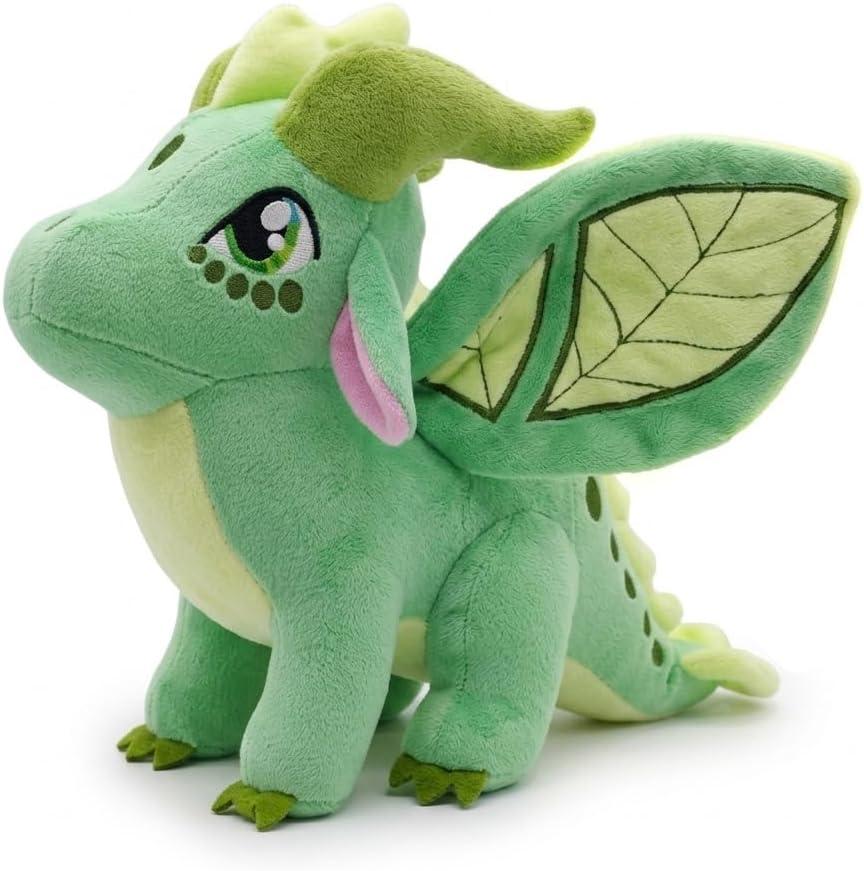 EASELR Wings of Fire Dragon Plush Toy Rainwing Dragon Stuffed Animals Pterosaur Plush Flying Dragon Pillow Plushies Gifts for Fans Kids Boys Girls (leafwing)