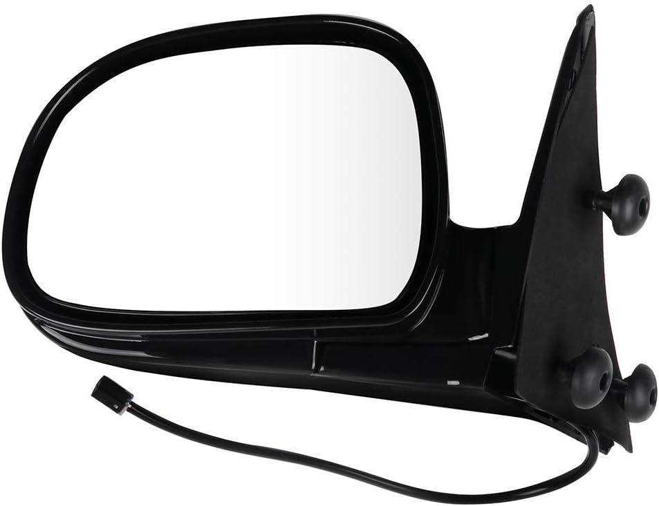 SCITOO Driver Side View Mirror Fit For Chevy For Blazer, S10 1994-1997 & For GMC Jimmy, Sonoma Isuzu For Hombre & For Oldsmobile For Bravada Manual Fold adjustment Exterior Mirror GM1320127