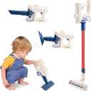 Joyfia Kids Vacuum That Really Works, Toddlers Cordless Vacuum Cleaner Set, Pretend Role Play Household Keeping Toys with Realistic Function & Attachments, Cleaning Learning Toys for Age 3+ Boys Girls