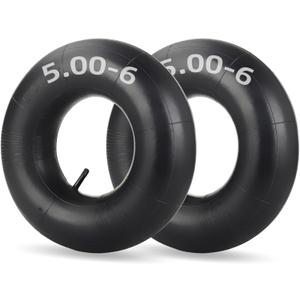 GICOOL 13x5.00-6 Inner Tube, 2 Pack with TR-13 Valve Stem, Heavy Duty, Universal Fit for Razor Dirt Quad Lawn Mowers, ATVs, Yard Tractor, Snow Blower