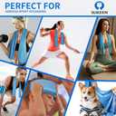 Sukeen 4 Pack Cooling Towels (40"x12"), Cooling Neck Wraps, Ice Towel, Soft Breathable Chilly Towel,Microfiber Towel for Yoga,Sport,Running,Gym,Workout,Camping,Fitness,Workout & More Activities