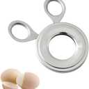 Egg Slicer for Boiled Eggs 2 PCS Silver Kitchen Utensils, Boiled Egg Opener Egg Shell Scissors Opener Creative, for All Kinds Soft Boiled Hard Boiled or Raw Egg Egg Cutter