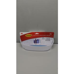 3M Command [Removable]: Shower Caddy with Water-Resistant Strips (Clear Frosted)