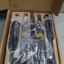 HUANUO 17-32 Inch Dual Monitor Stand, Gas Spring Dual Monitor Mount, Monitor Stand 2 Monitors, Ergonomic Adjustable Tilt/Swivel/Rotate, Weight Max 19.8 lbs, VESA 75/100mm