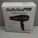 BaBylissPRO Hair Dryer, Nano Titanium Portofino 2000Watt Blow Dryer, Hair Styling & Appliances, Black, BPOR1