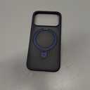 TORRAS Ostand for iPhone 17 Pro Case Magnetic, Fit for MagSafe, 4X Military Drop Protection, Camera Control, Slim Phone Case for iPhone 17 Pro with Kickstand, Translucent Matte Cover 6.3", Deep Blue