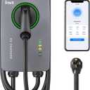 invt Level 2 EV Charger - 40 Amp EV Charger Level 2, NEMA 14-50 EVSE J1772 Charger, WiFi Ethernet Enabled, Indoor/Outdoor EV Chargers for Home Level 2, 240V Electric Car Charger Level 2 w/ 24' Cable