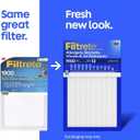 Filtrete 24x24x1 Air Filter, MERV 13 MPR 1900, Allergens, Bacteria, Viruses & Air Pollutants, 3-Month AC/Furnace Filters, Cleaner Air Reliable Airflow, 6 HVAC Filters(Act Size 23.81x23.81x0.78 in)
