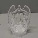 ElectricWise Nativity Set Indoor Decoration, Clear Nativity Scene with Light, Christmas Manger Scene & Figures with LED Lights, Holy Family Christmas Decorations for Indoor Tabletop Mantle Fireplace