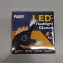 HANPURE LED Flashlight Gloves Stocking Stuffers for Adults Men Christmas Birthday Gift Idea for Dad Husband Him Boyfriend (Pack of 1 (with Replaceable Batteries))