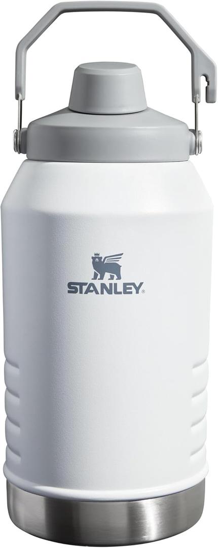 Stanley IceFlow Fast Flow Jug with Handle 96 oz | Twist On Angled Spout Lid | Leakproof for Travel and Sports | Insulated Stainless Steel | BPA-Free | Polar