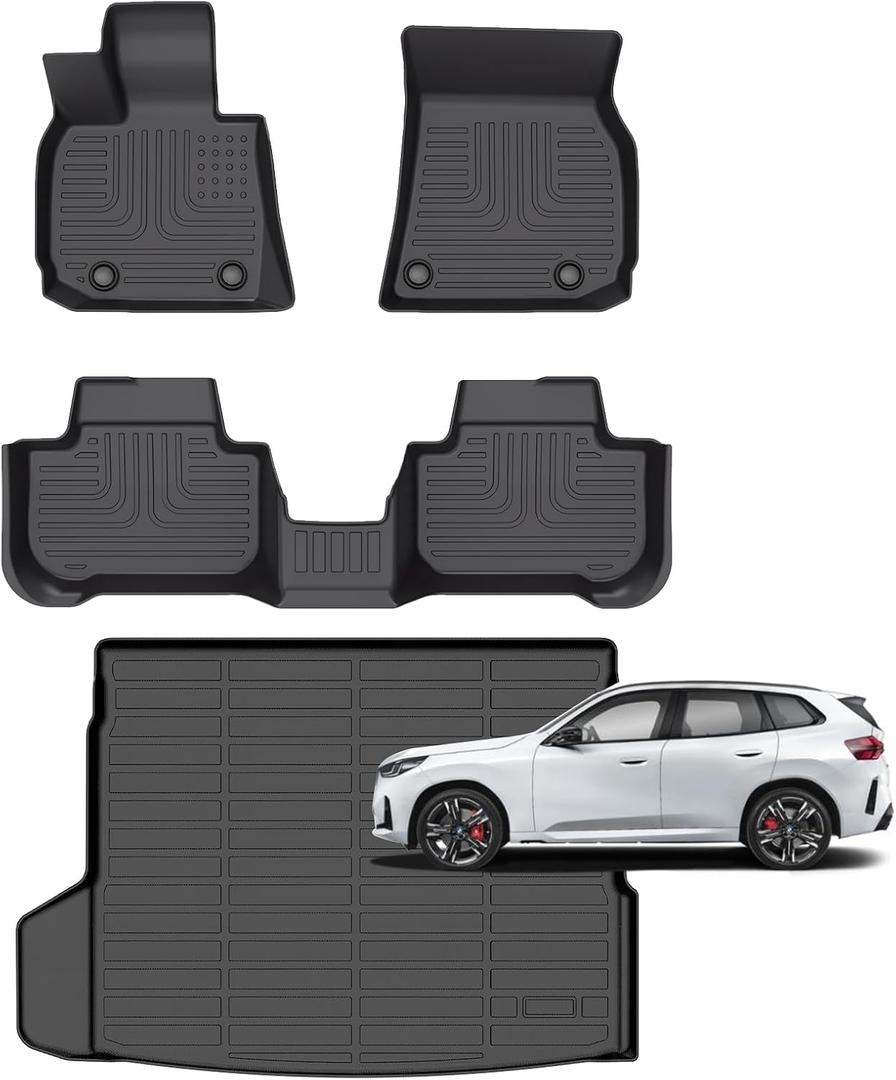 for BMW X3 Floor Mats 2025 2026,Car Mats for BMW X3 M50/30 xDrive All Weather Floor Mats Cargo Liner Anti-Slip Custom Fit for X3 2025 Accessories