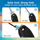 AWEMUFA Boat Fenders Easy to Install Bumper for Docking Ideal Fender for Pontoon, Bass, Jet Ski and Fishing Boats